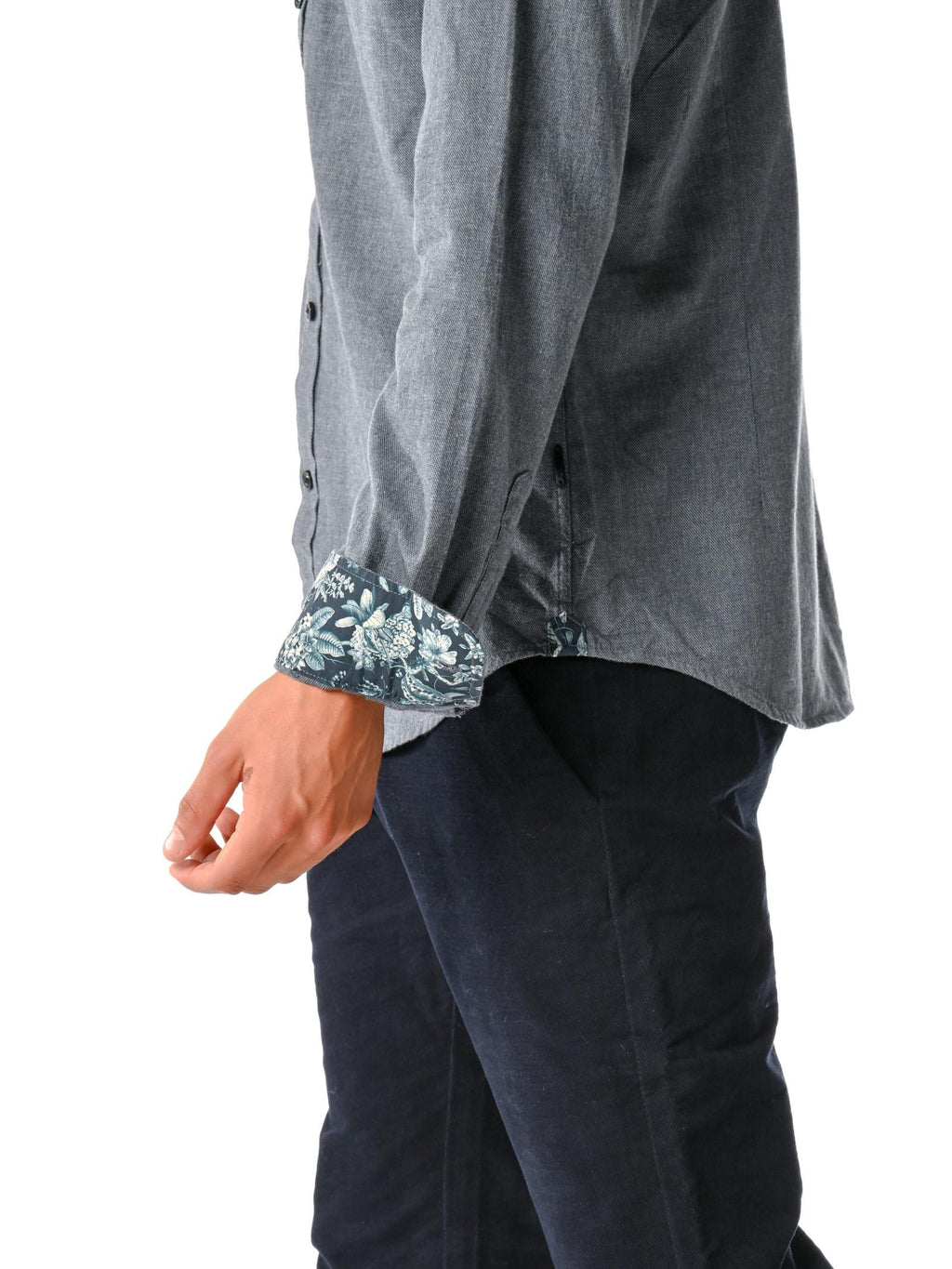 Camicia Gianni Lupo Blue Denim in fllanella GL126DA BLU DENIM GIANNI LUPO 