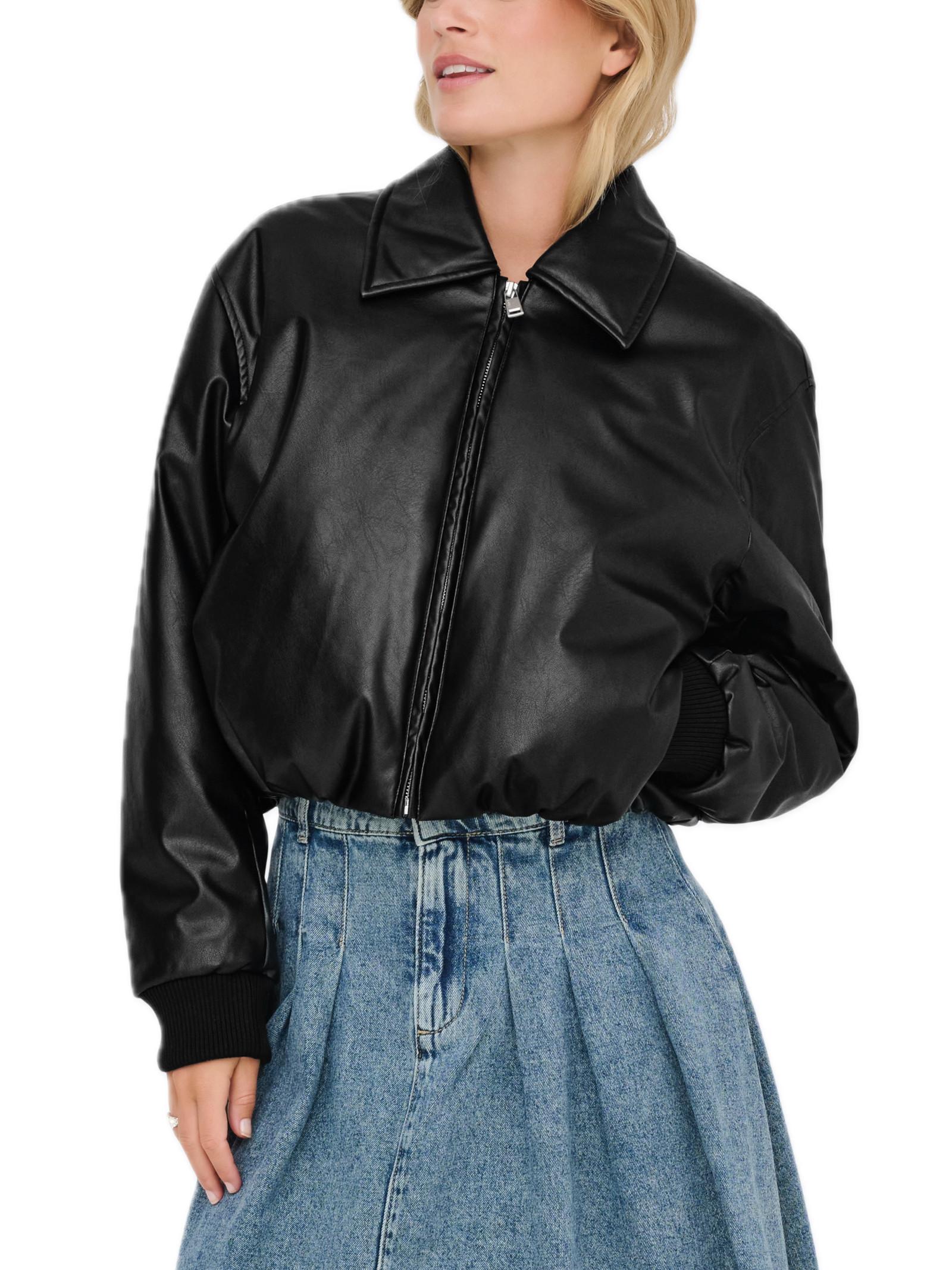 Giubbotto Only Marie Nero colletto 15349548 /Black ONLY 