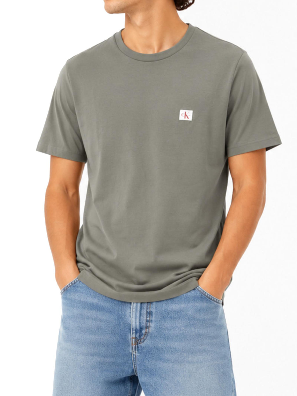 T-shirt Calvin Klein Verde Badge LV04RC272G LDY CALVIN KLEIN 
