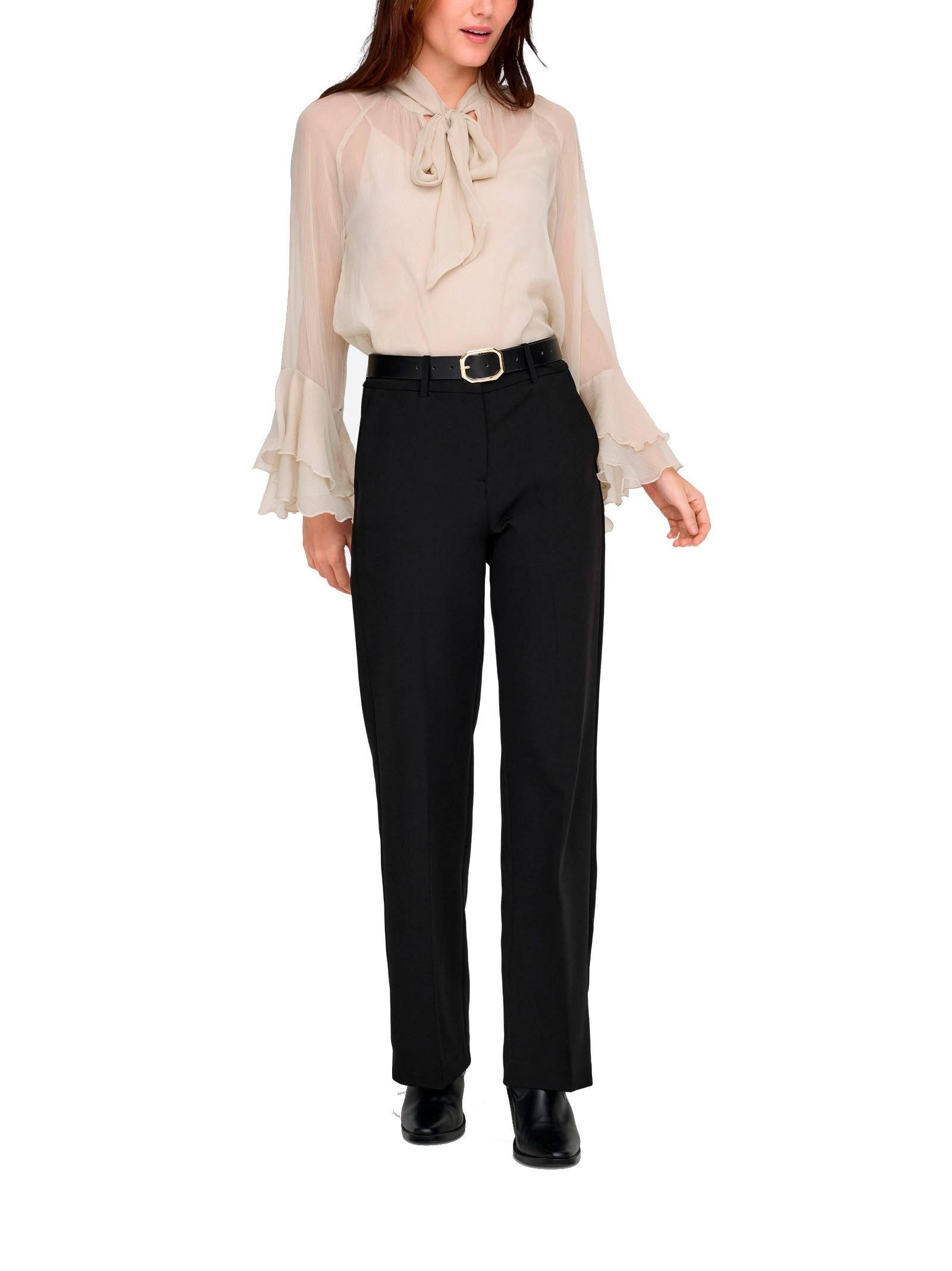 Blusa Only Ninna Beige collo annodato 15367241 /Oxford Tan ONLY 