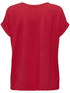 T-Shirt Only Rossa Moster in viscosa 15106662 /Lychee ONLY 