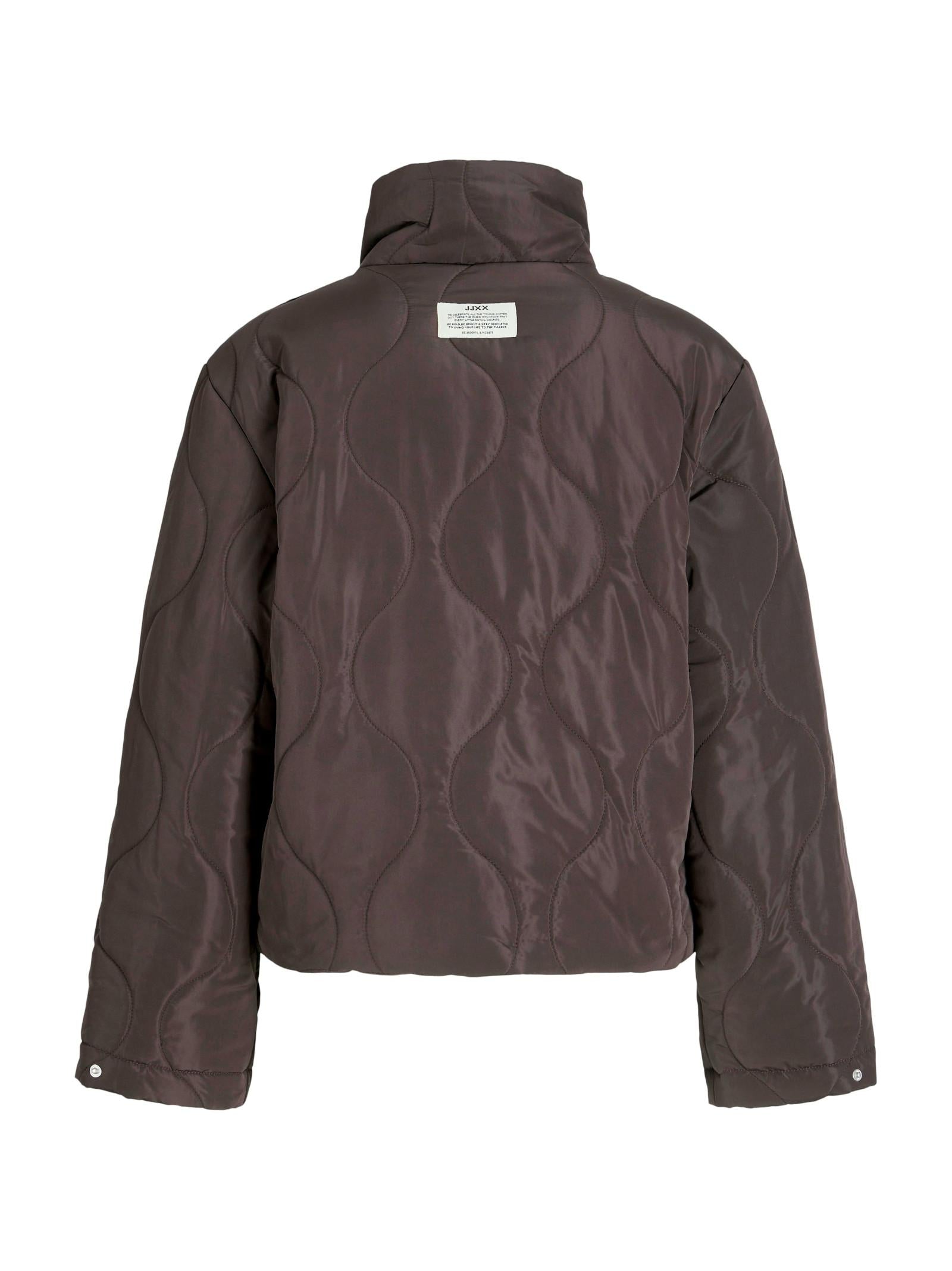 Giubbotto JJXX Serena Marrone collo alto 12278850 /bracken JJXX 