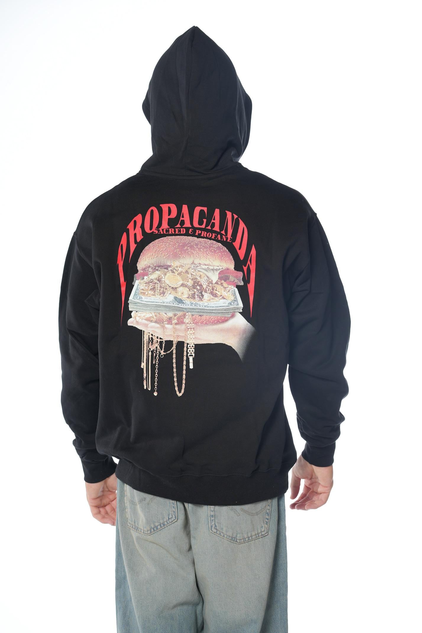 Felpa Propaganda Juicy Nero FE612 NERO PROPAGANDA 