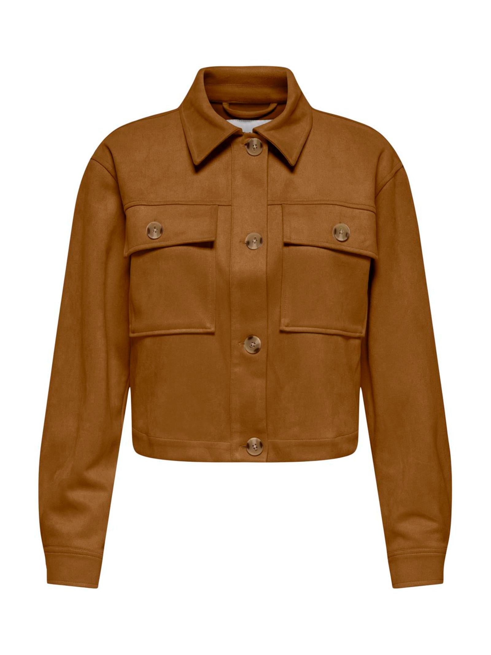 Giacca Only Belicia Marrone scamosciata 15362889 /Cognac ONLY 