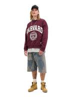 Felpa Jack & Jones Harvard Bordeaux ricamo 12290579 /Maroon Banner JACK & JONES 