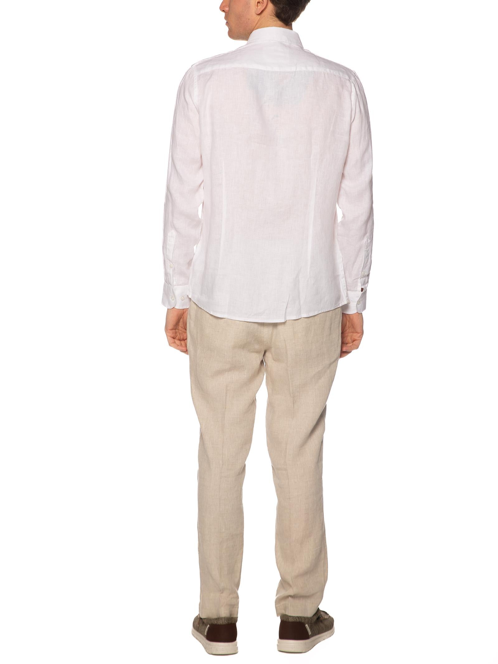 Camicia Seinse Bianco in lino CE1081 BIANCO SEINSE 