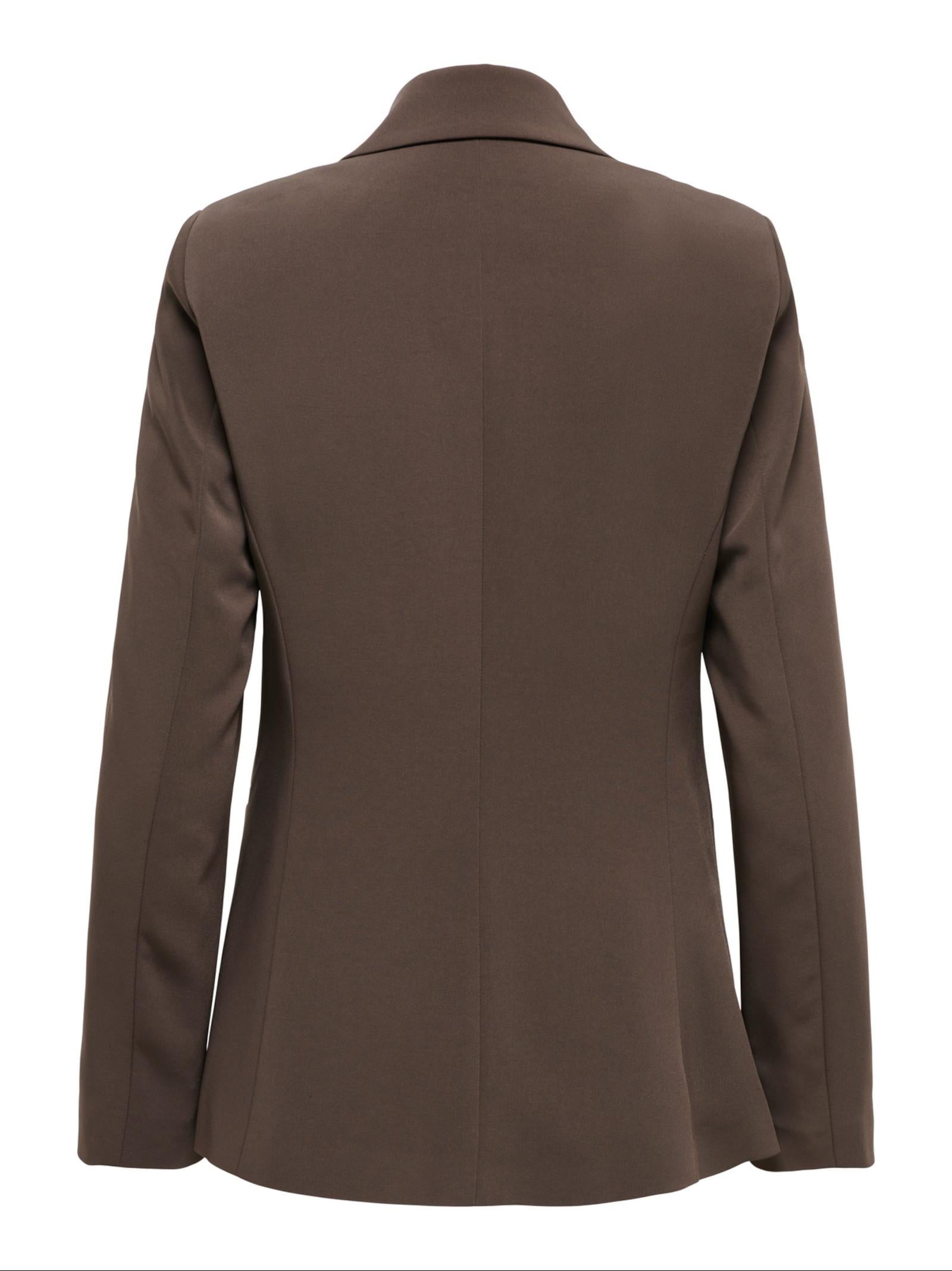 Only Blazer Donna Giacca Beige, Taglia 40, Con Chiusura Lampo E Maniche Lunghe, Lavabile In Lavatrice