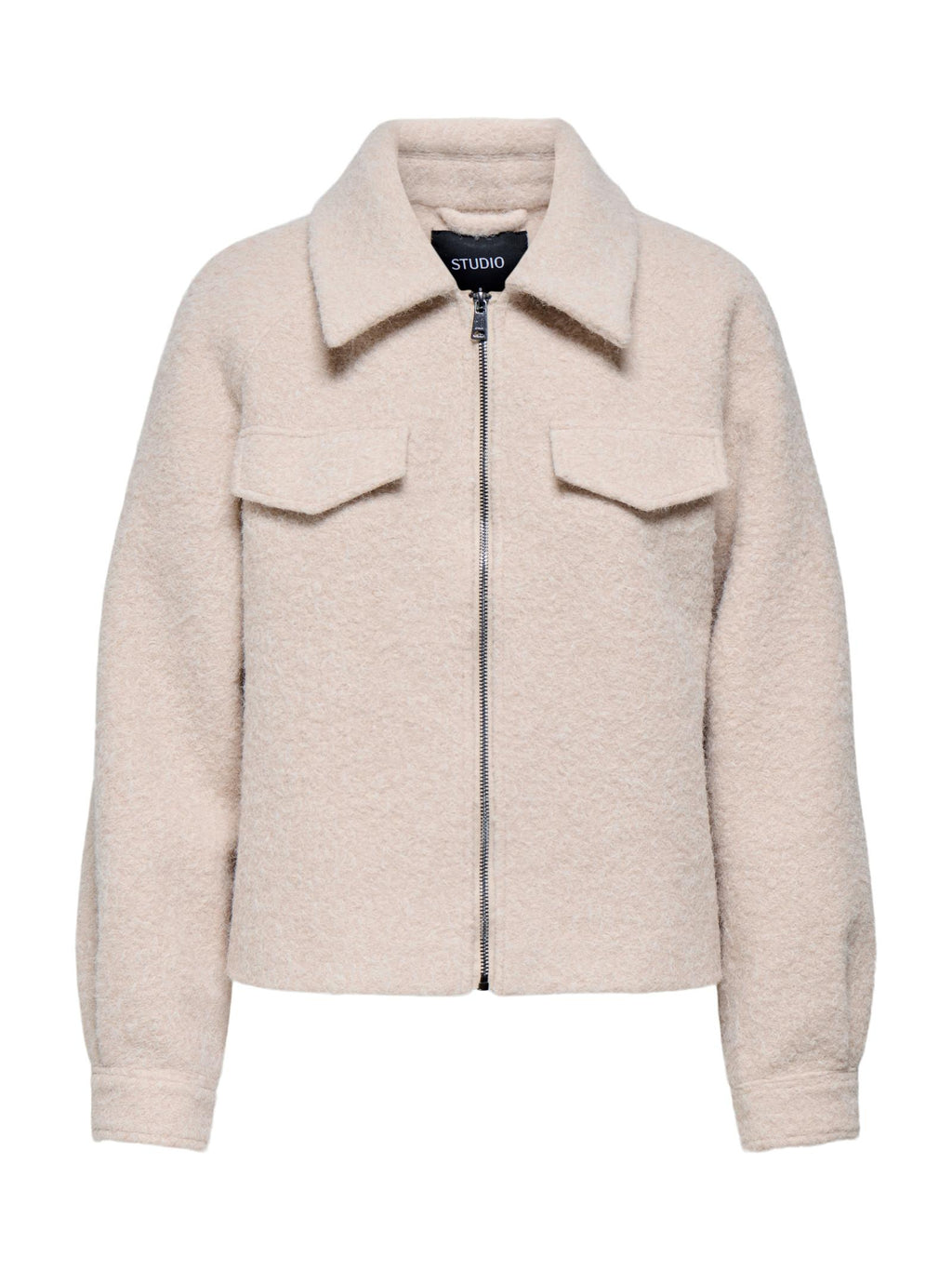 Giubbotto Only Malo Beige con colletto 15339371 /Pumice Stone ONLY 