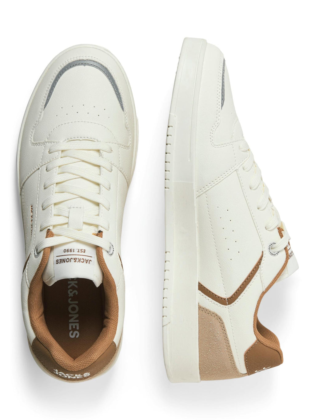 Sneaker Jack & Jones Bianco Wealing 12257992 /Marshmallow JACK & JONES 