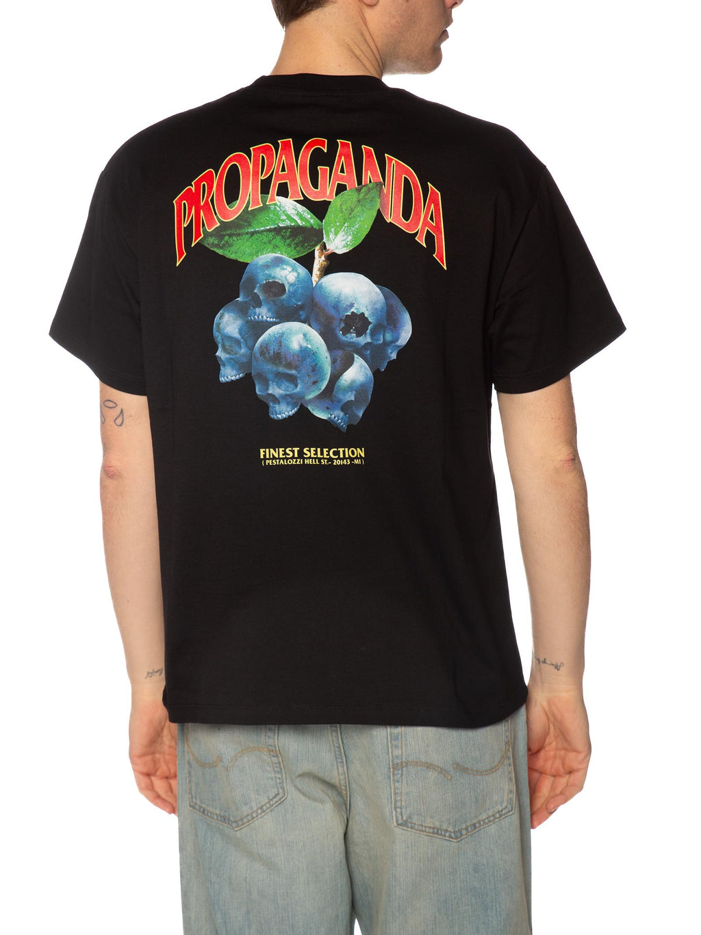 T-shirt Propaganda Nero Blueberry TS695 NERO PROPAGANDA 