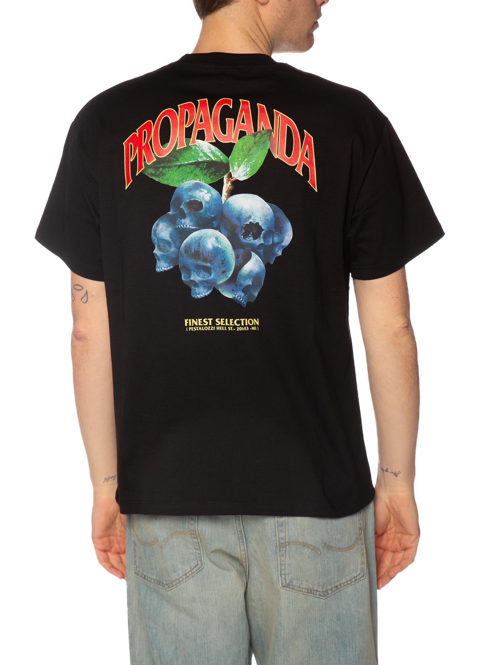 T-shirt Propaganda Nero Blueberry TS695 NERO PROPAGANDA 
