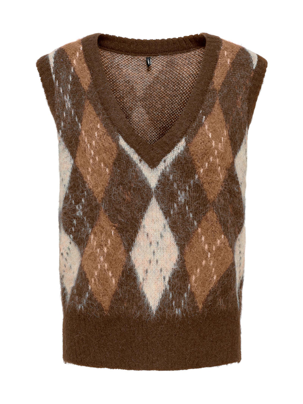 Gilet in maglia Only Noeme Marrone 15353229 /Chestnut ONLY 