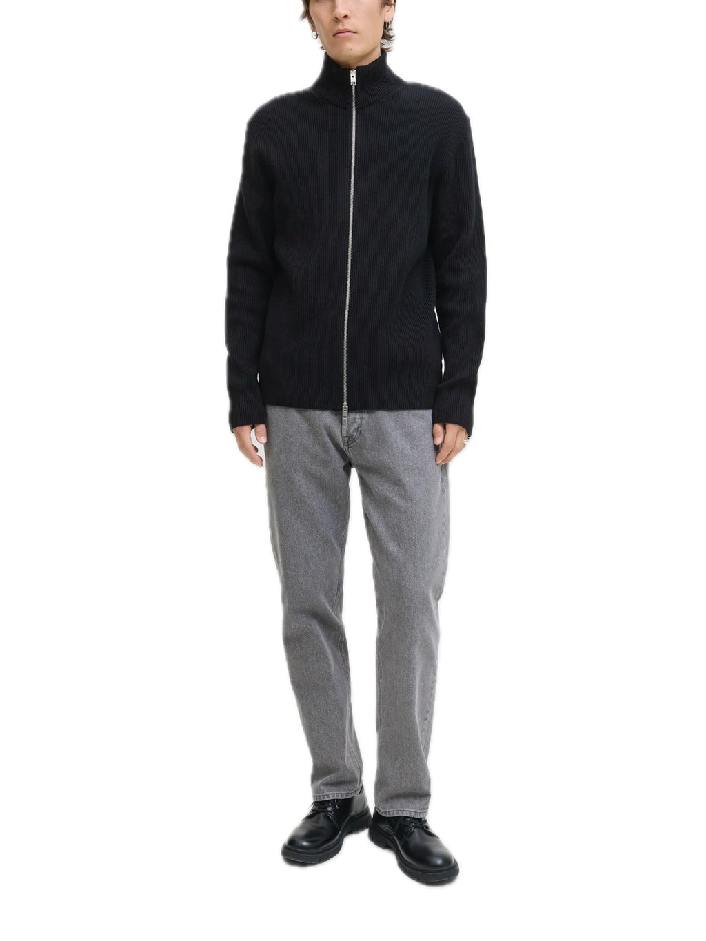 Cardigan in maglia Jack & Jones Perfect Nero 12279409 /Black JACK & JONES 