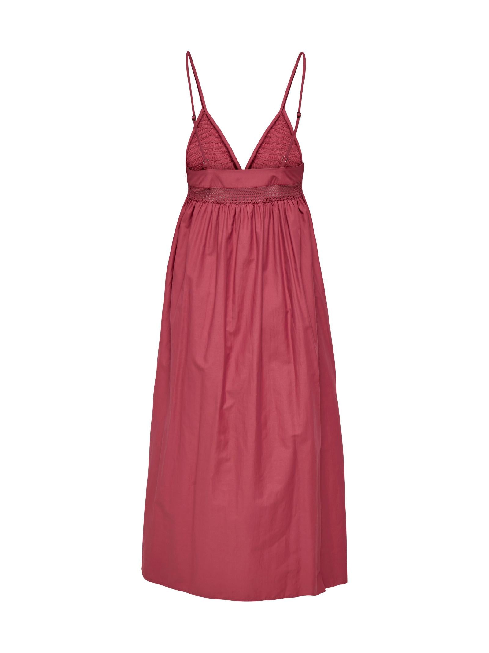 Abito Only Mattone Briar con smock 15348867 /Earth Red ONLY 