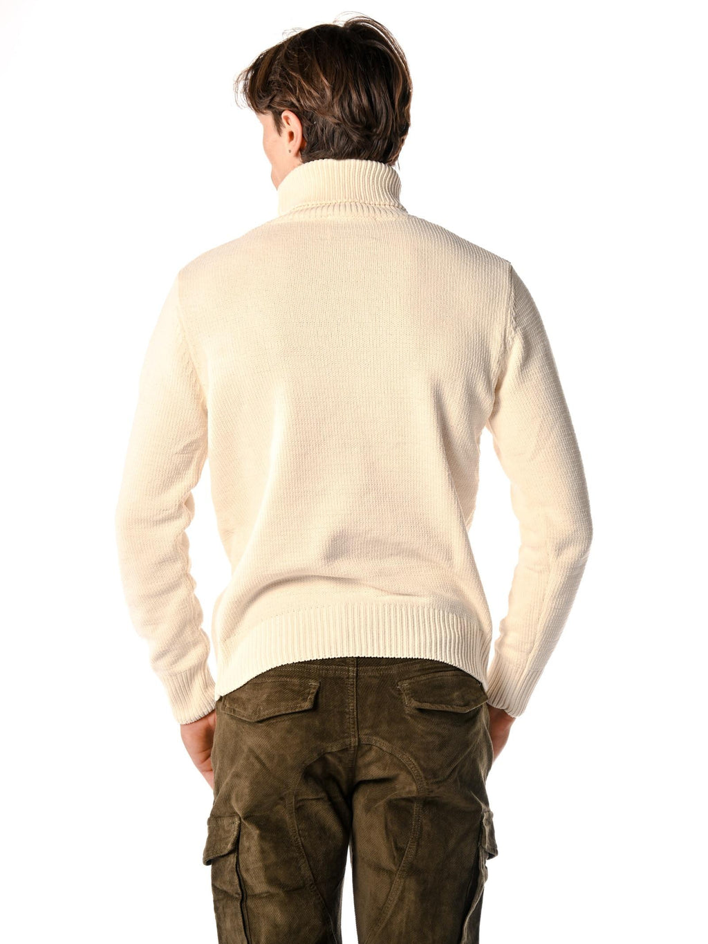 Maglia Gianni Lupo Panna dolcevita ciniglia GL536S PANNA GIANNI LUPO 