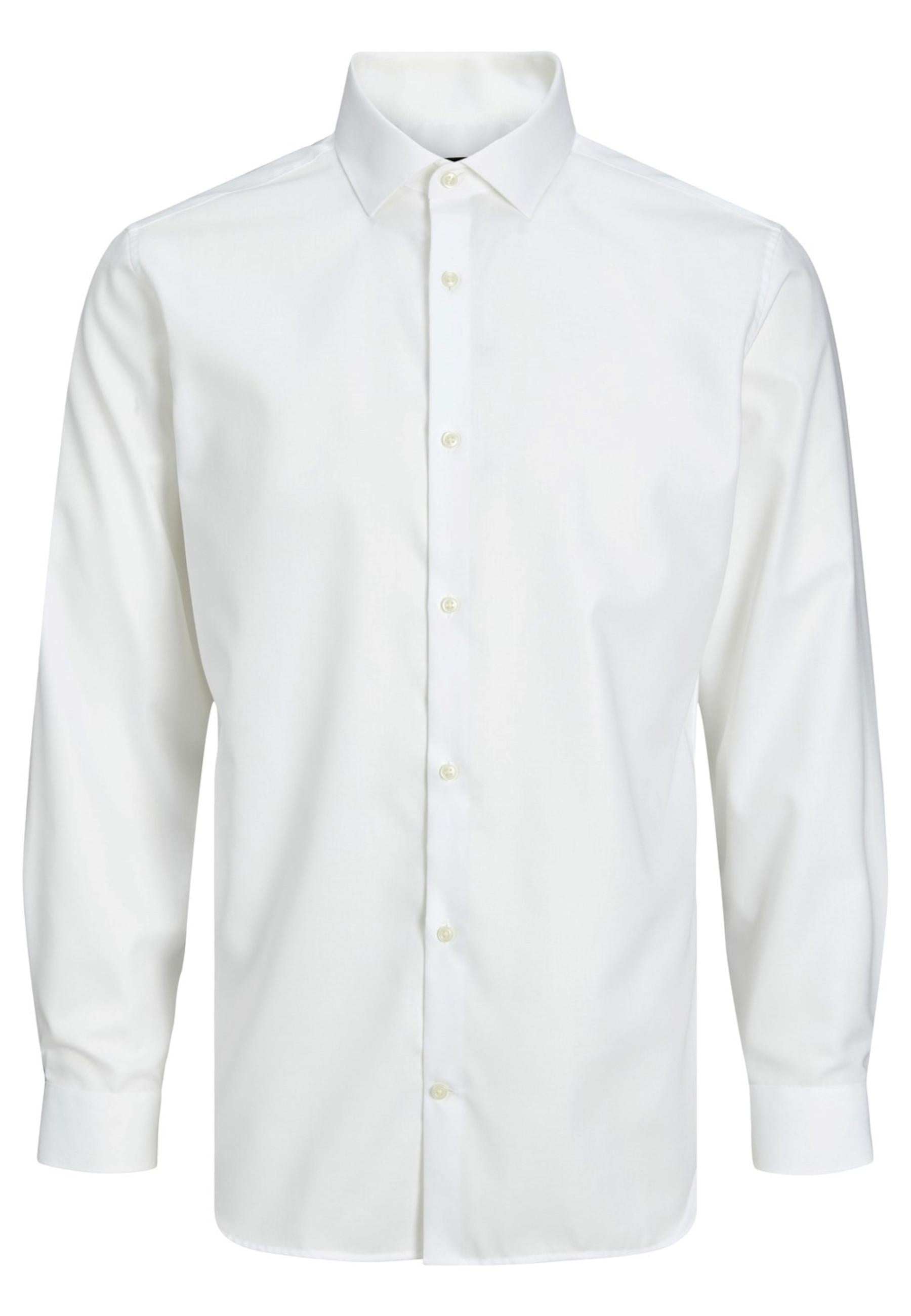 Camicia Jack & Jones Parker Bianco No Stiro 12227385 /White JACK & JONES 