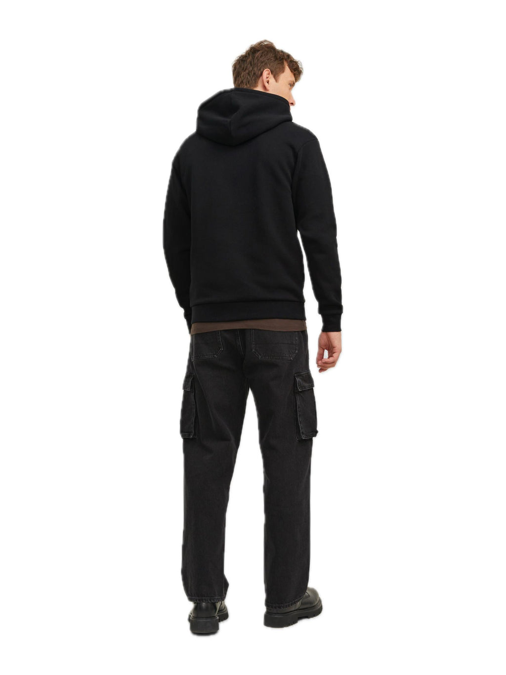 Felpa Jack & Jones Nero Bradley zip 12249342 /Black JACK & JONES 