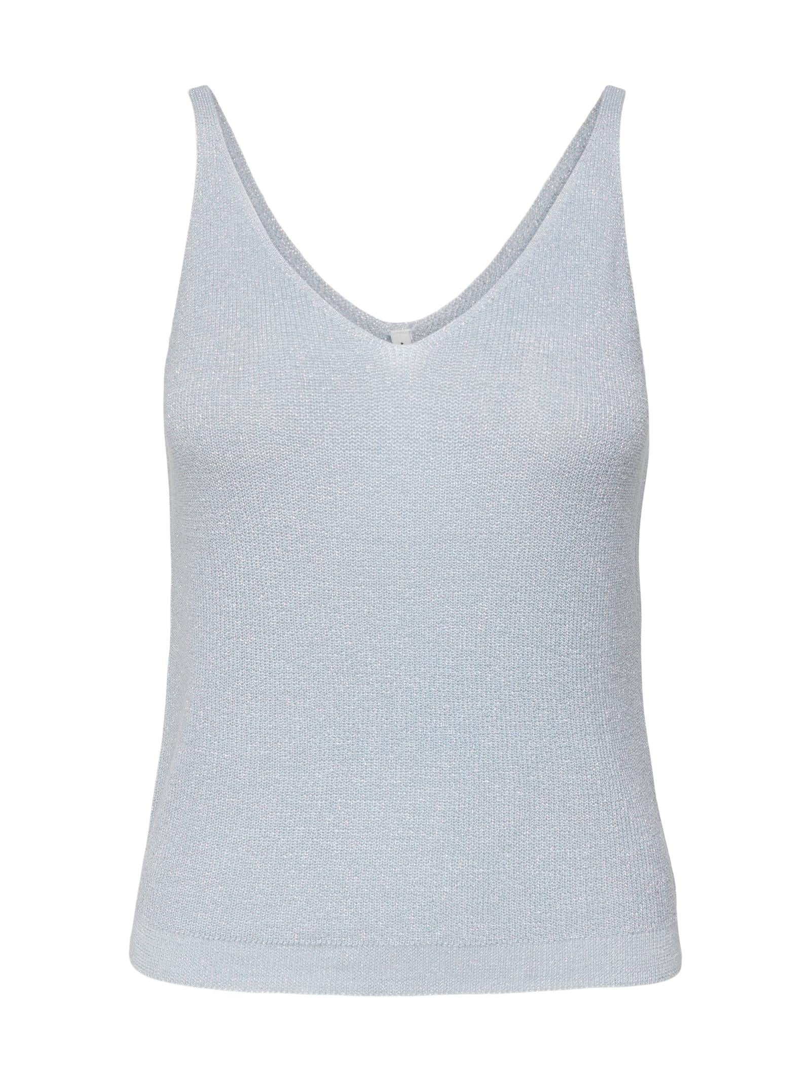 Top Only Shina Celeste scollo a V 15322379 /Ballad Blue ONLY 