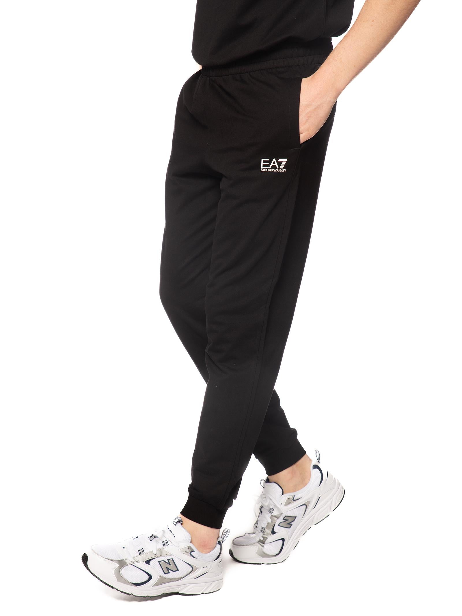 Pantalone Emporio Armani Nero in felpa 8NPV64P 1200 EA7 