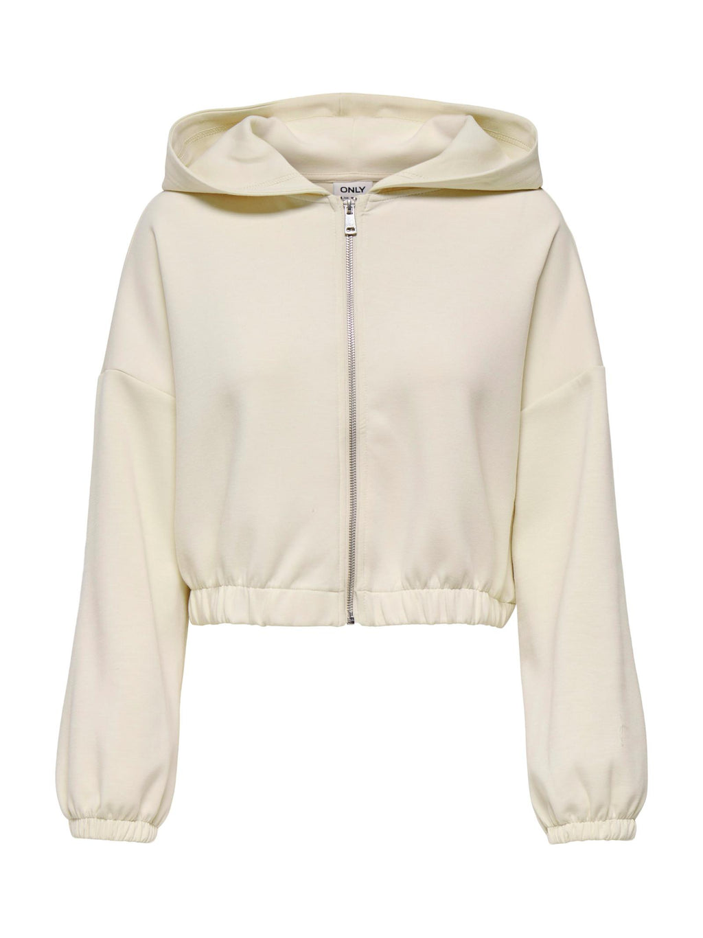 Felpa Only Scarlett Panna con zip 15346449 /Birch ONLY 