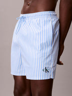 Costume Calvin Klein Drawsting Bianco blu a righe N61045 SNE CALVIN KLEIN 