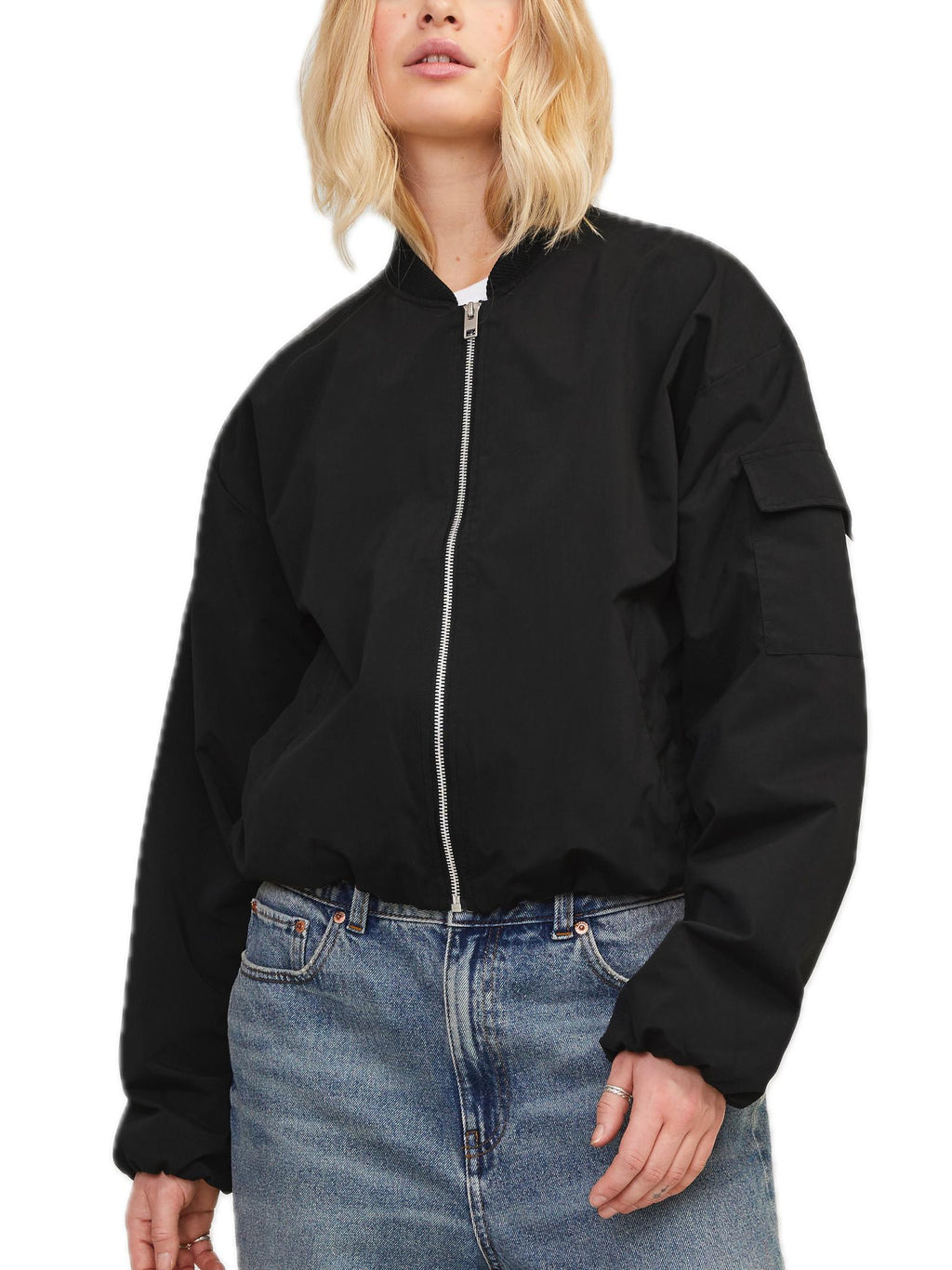 Bomber JJXX Nero Eila con colletto 12253330 /Black JJXX 