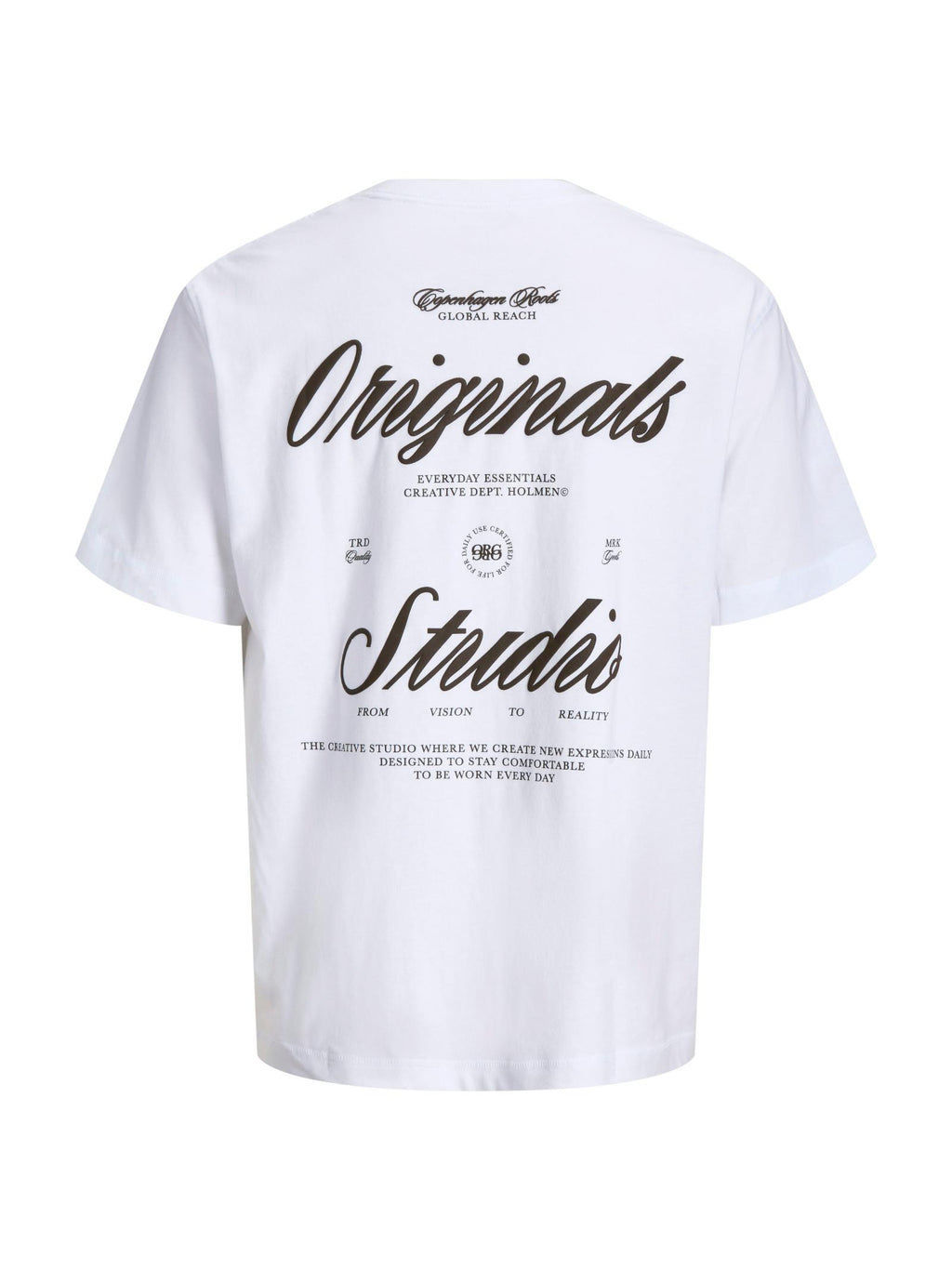 T-shirt Jack & Jones Bianco Ebro relaxed 12282898 /Bright White JACK & JONES 
