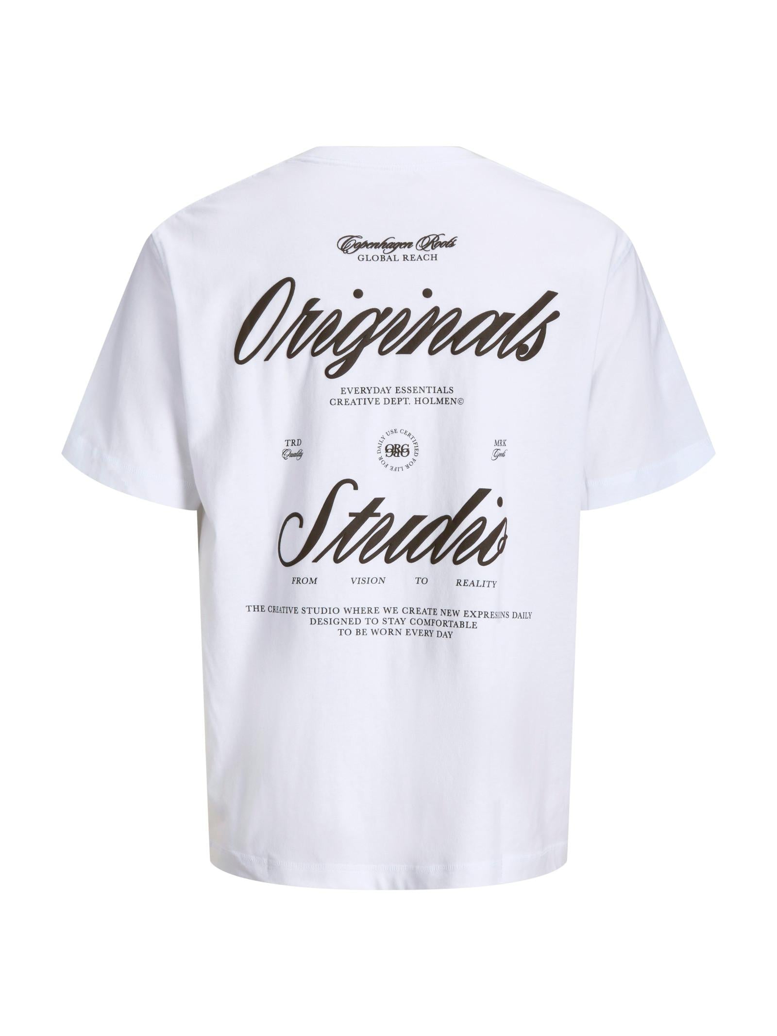 T-shirt Jack & Jones Bianco Ebro relaxed 12282898 /Bright White JACK & JONES 