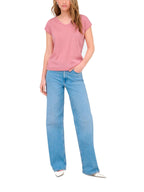 T-Shirt Only Silver Rosa in lurex 15136069 /Bonbon ONLY 