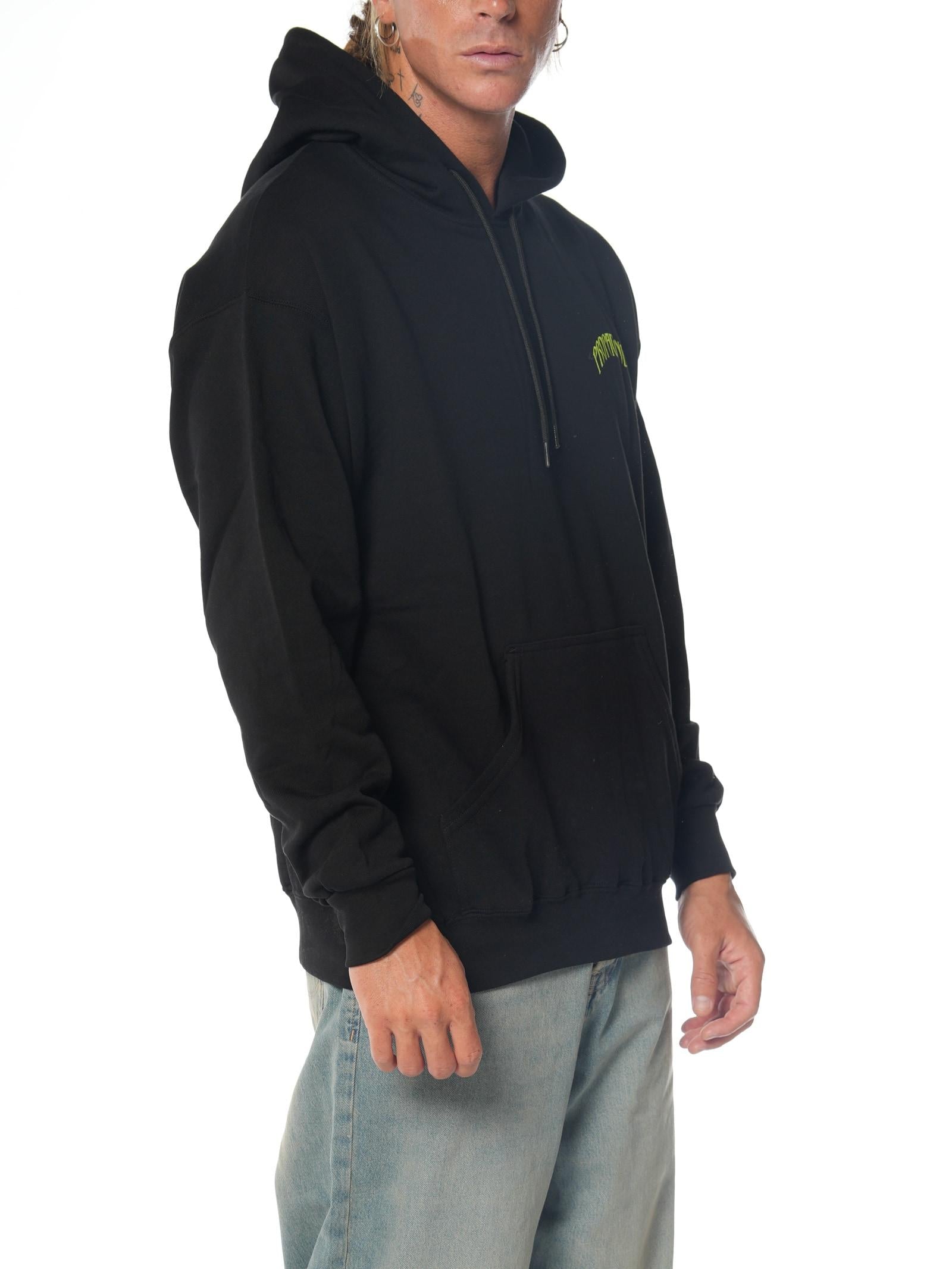 Felpa Propaganda Triangle Wolf Nero FE481 NERO PROPAGANDA 