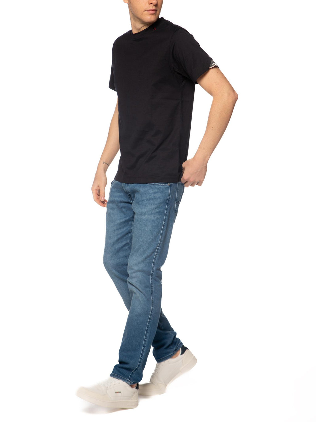 T-shirt Replay Blu Basic M3379 970 REPLAY 