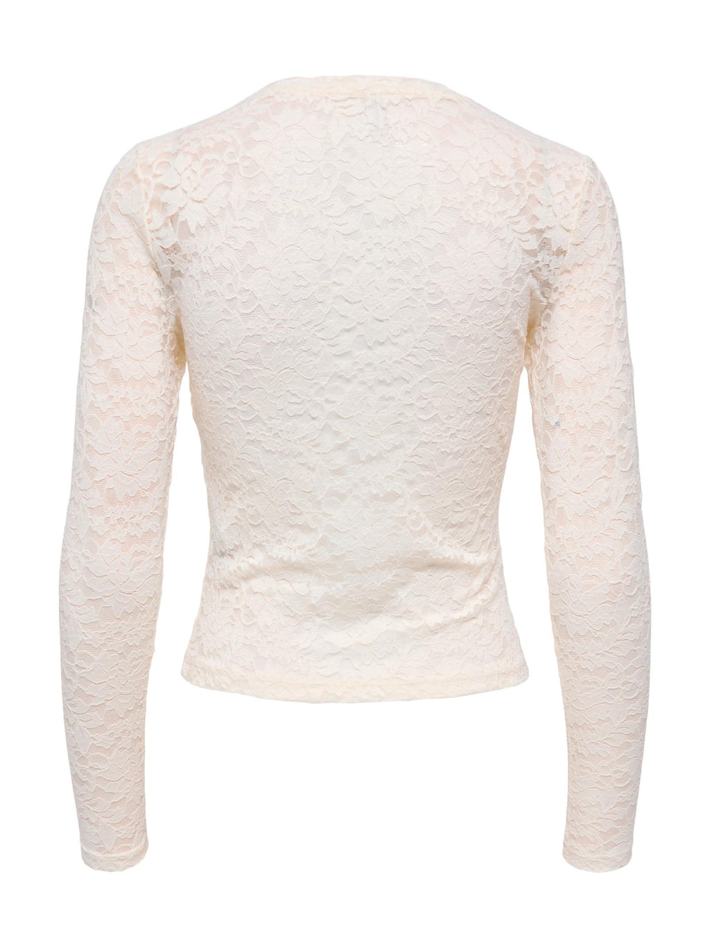 T-shirt Only Nikka Bianco pizzo 15367565 /Egret ONLY 