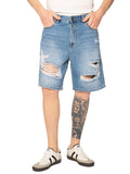 Bermuda Gianni Lupo strappi Medium Blue Denim Baggy GL6505Q MEDIUM BLUE GIANNI LUPO 