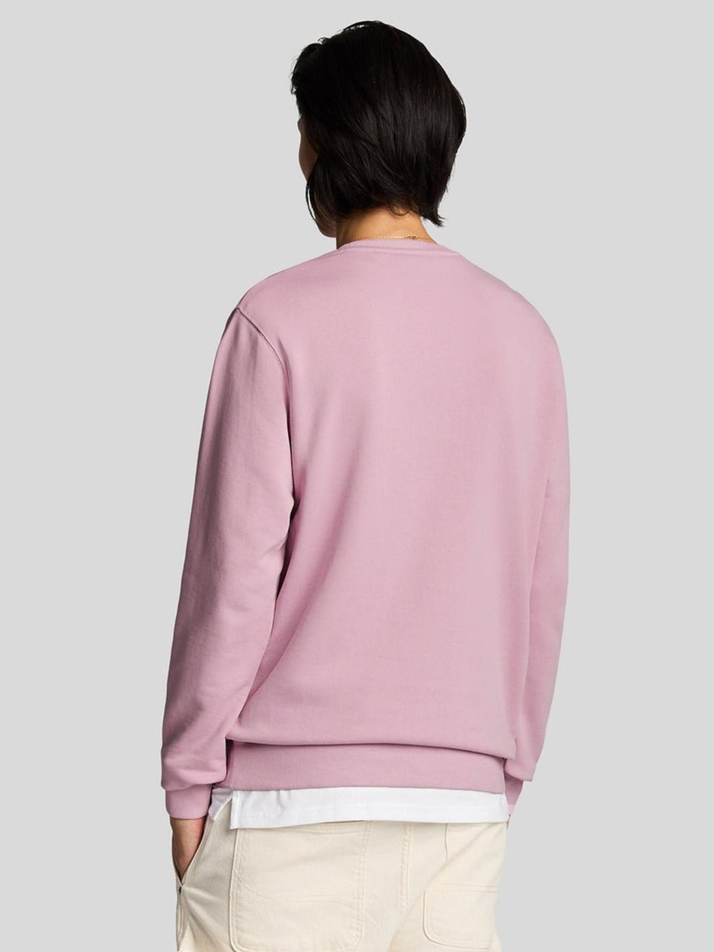 Felpa Lyle & Scott Rosa girocollo ML424VOG PINK LYLE & SCOTT 