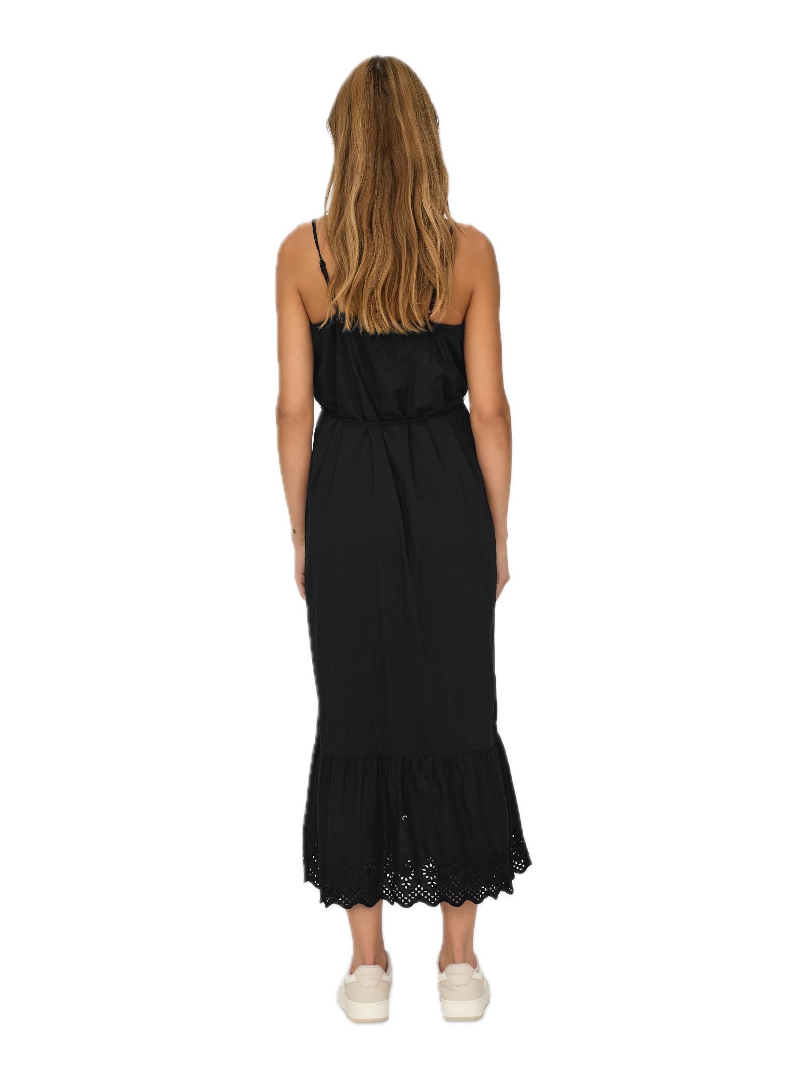 Abito Only Lou Donna Nero lungo smanicato 15313166 /Black ONLY 