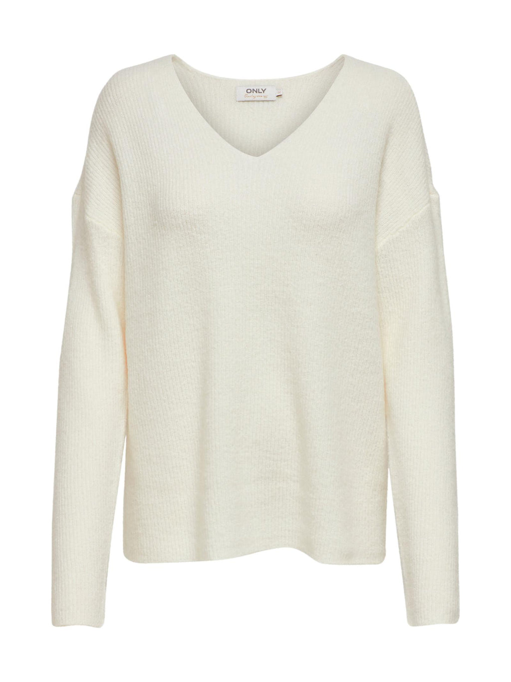 Maglia Only Camilla Panna scollo a V 15204588 /Birch ONLY 