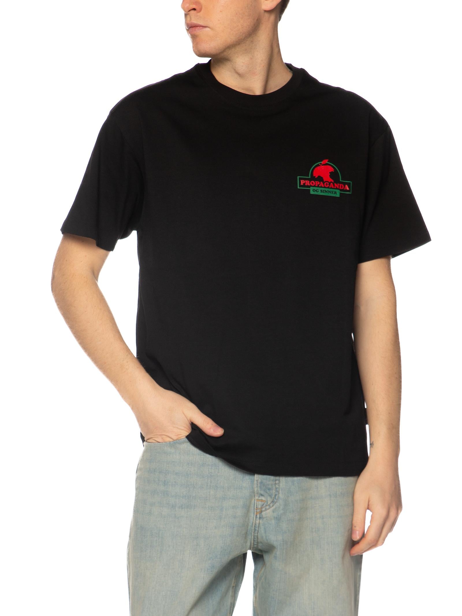 T-shirt Propaganda Nero Sinner TS726 NERO PROPAGANDA 