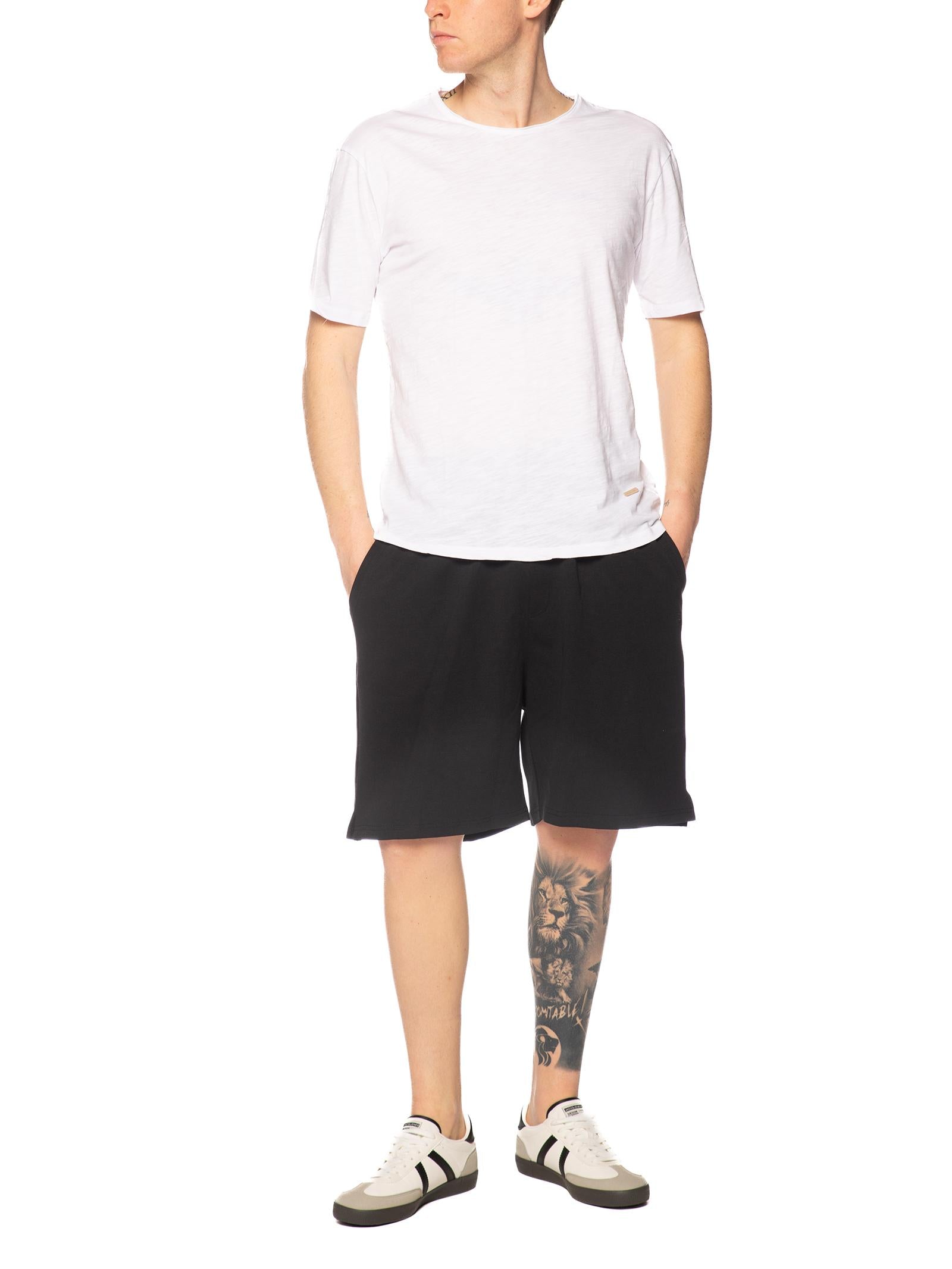 Bermuda Gianni Lupo Nero basic in felpa GL2127F NERO GIANNI LUPO 