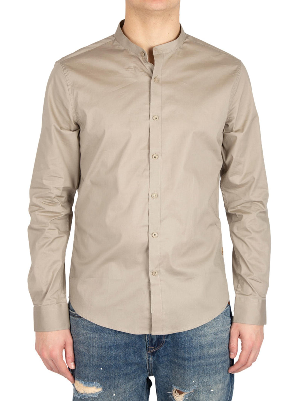 Camicia Gianni Lupo Beige coreana GL071DA BEIGE GIANNI LUPO 