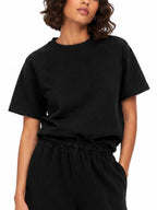 T-shirt Only Ofelia Nera in tessuto felpato 15377588 /Black ONLY 