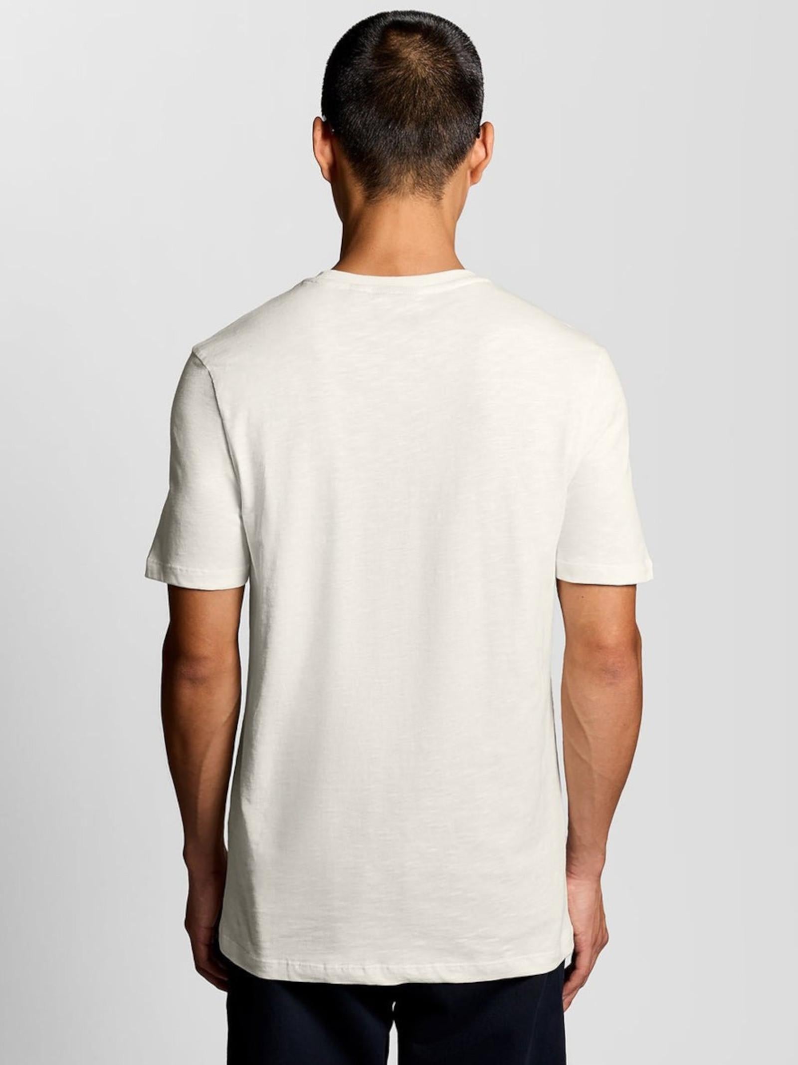 T-shirt Lyle & Scott Bianco Logo fiammata TS2401V ICE CREAM LYLE & SCOTT 