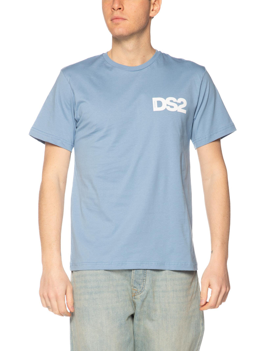 T-shirt DS2 Celeste basic SS26267 CELESTE DS2 