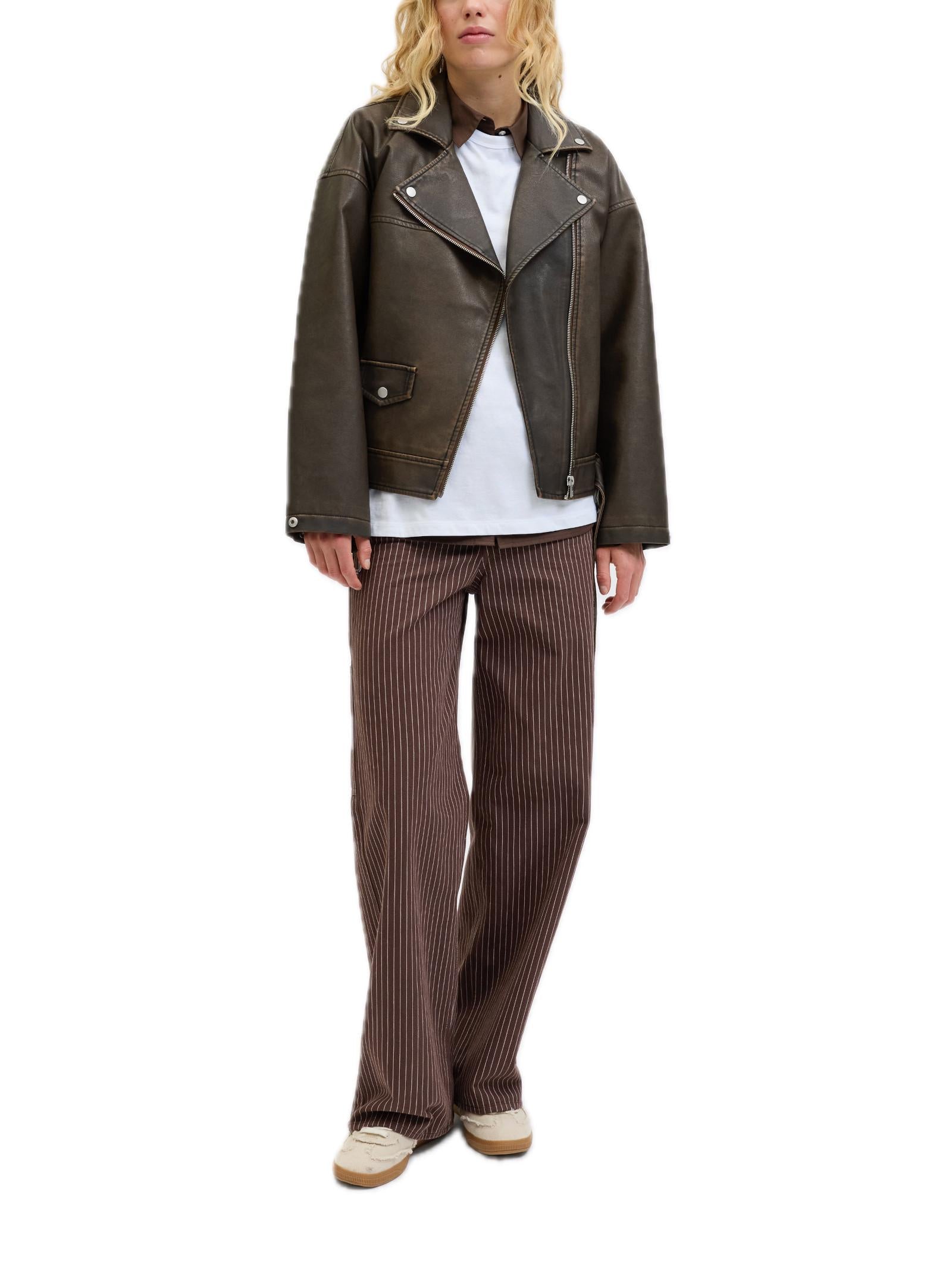 Giubbotto JJXX Frida Marrone biker 12262131 /Bracken JJXX 