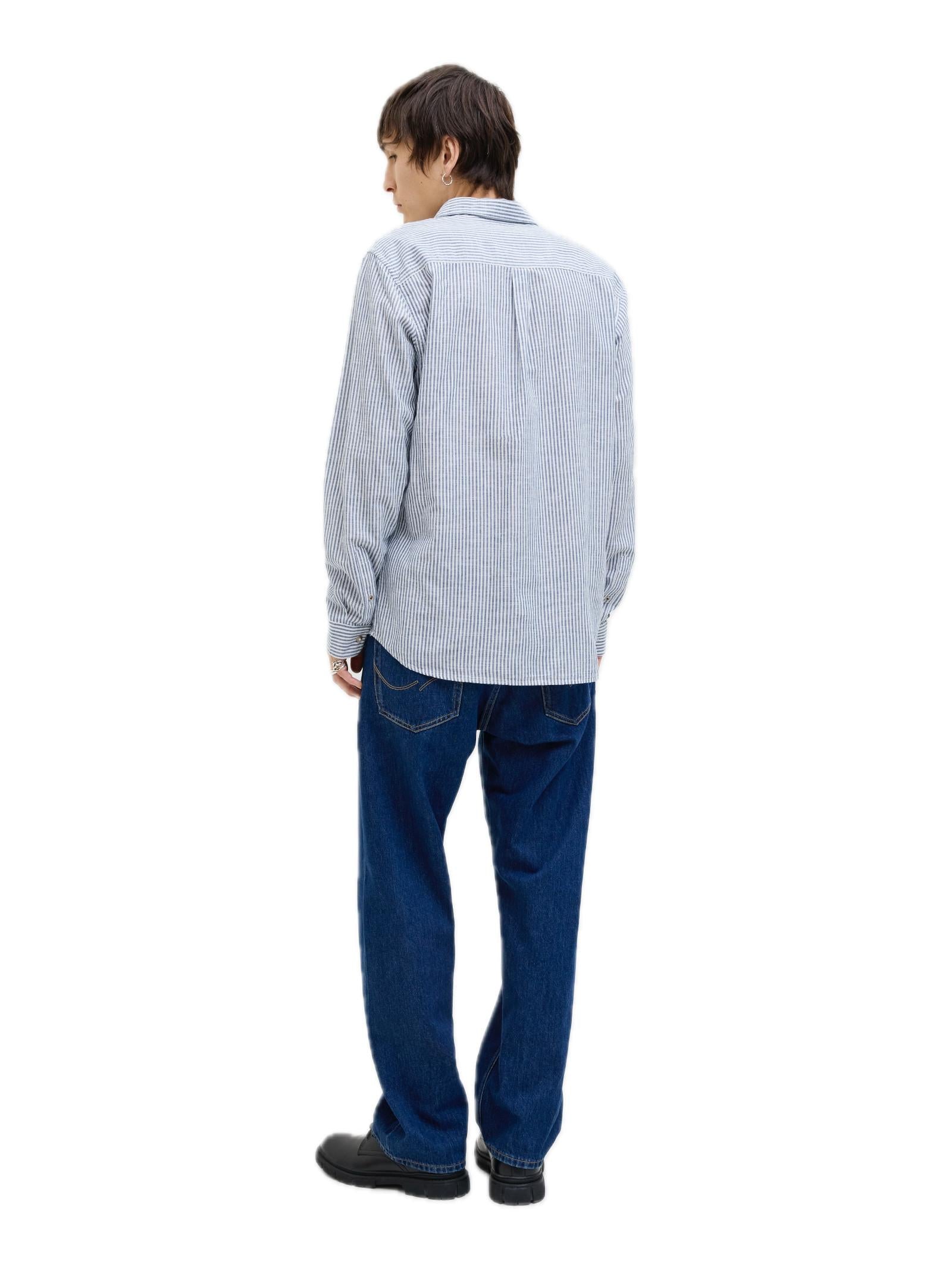 Camicia Jack & Jones Riga Blu Summer 12269315 /Infinity JACK & JONES 