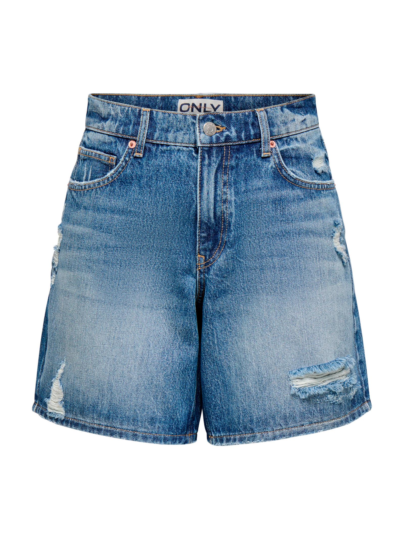 Shorts Only Medium Blue Milton strappi 15376164 /Medium Blue Denim ONLY 