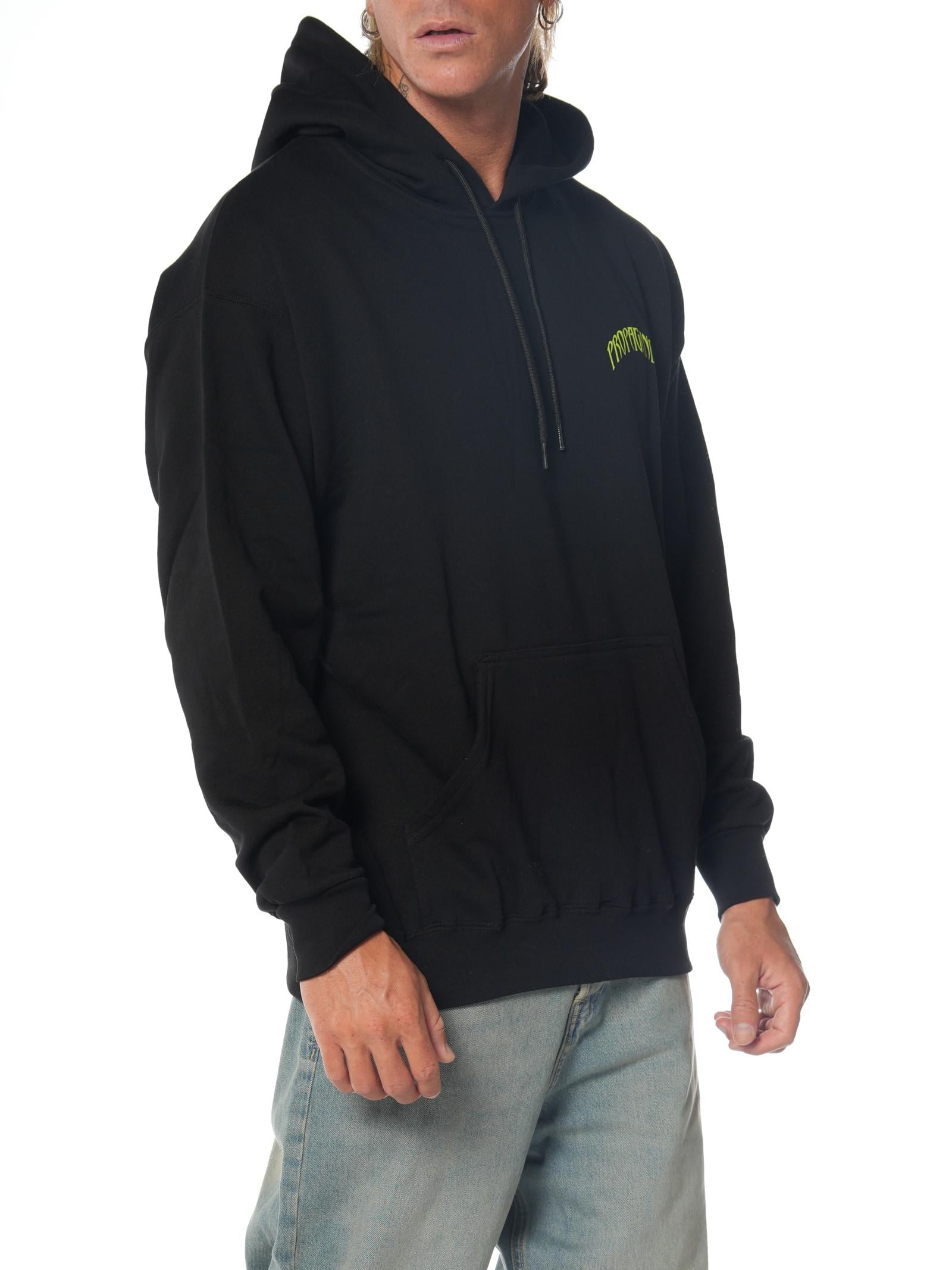 Felpa Propaganda Triangle Wolf Nero FE481 NERO PROPAGANDA 