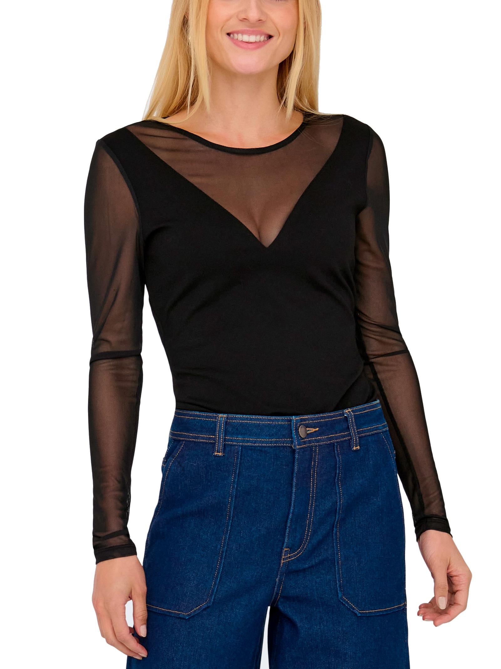 Body Only Becki Nero con mesh 15358436 /Black ONLY 