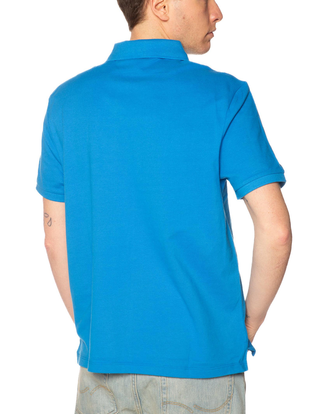 Polo Calvin Klein Blu elettrico in pique LV040EM269 CFM CALVIN KLEIN 