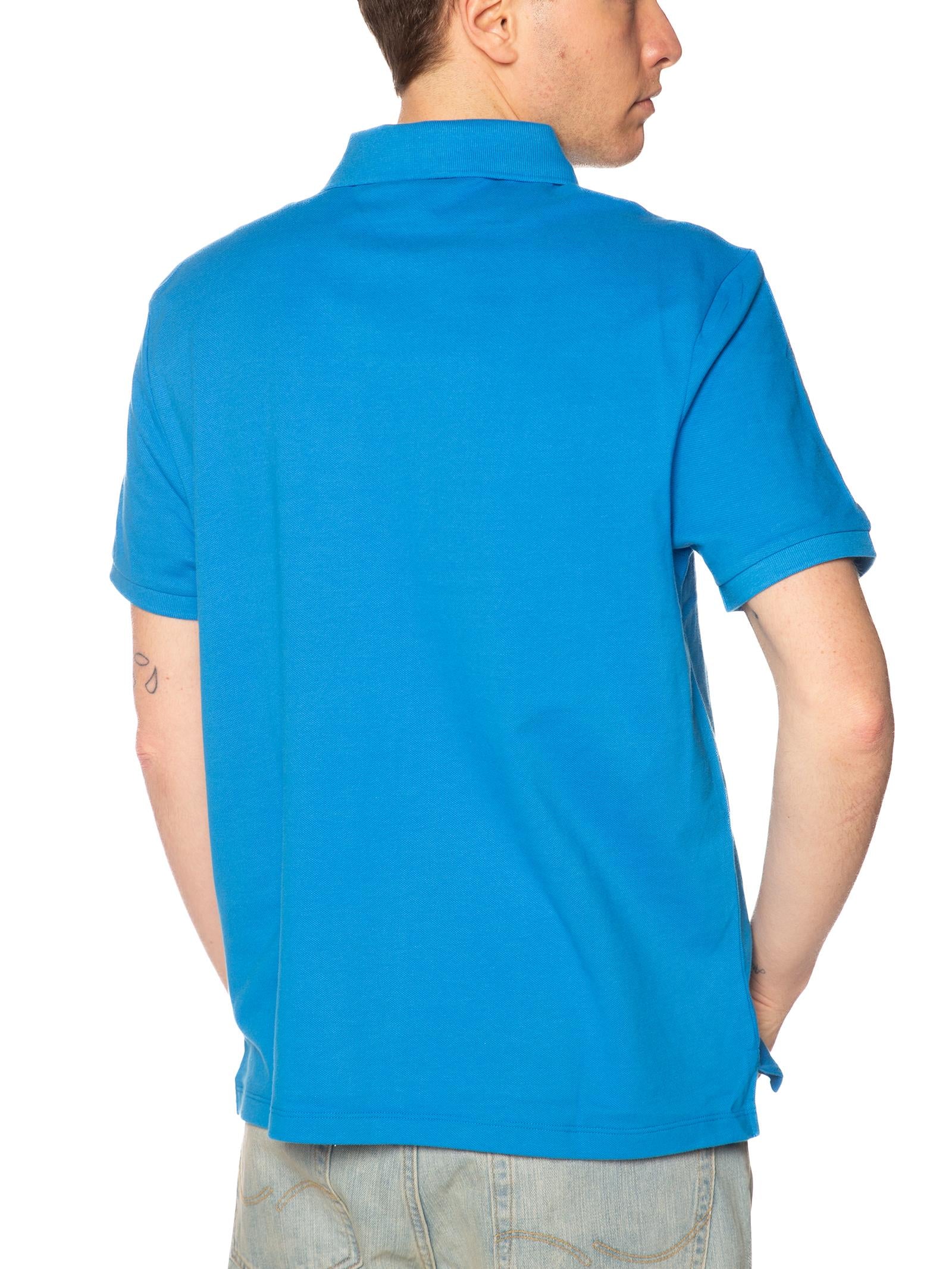 Polo Calvin Klein Blu elettrico in pique LV040EM269 CFM CALVIN KLEIN 