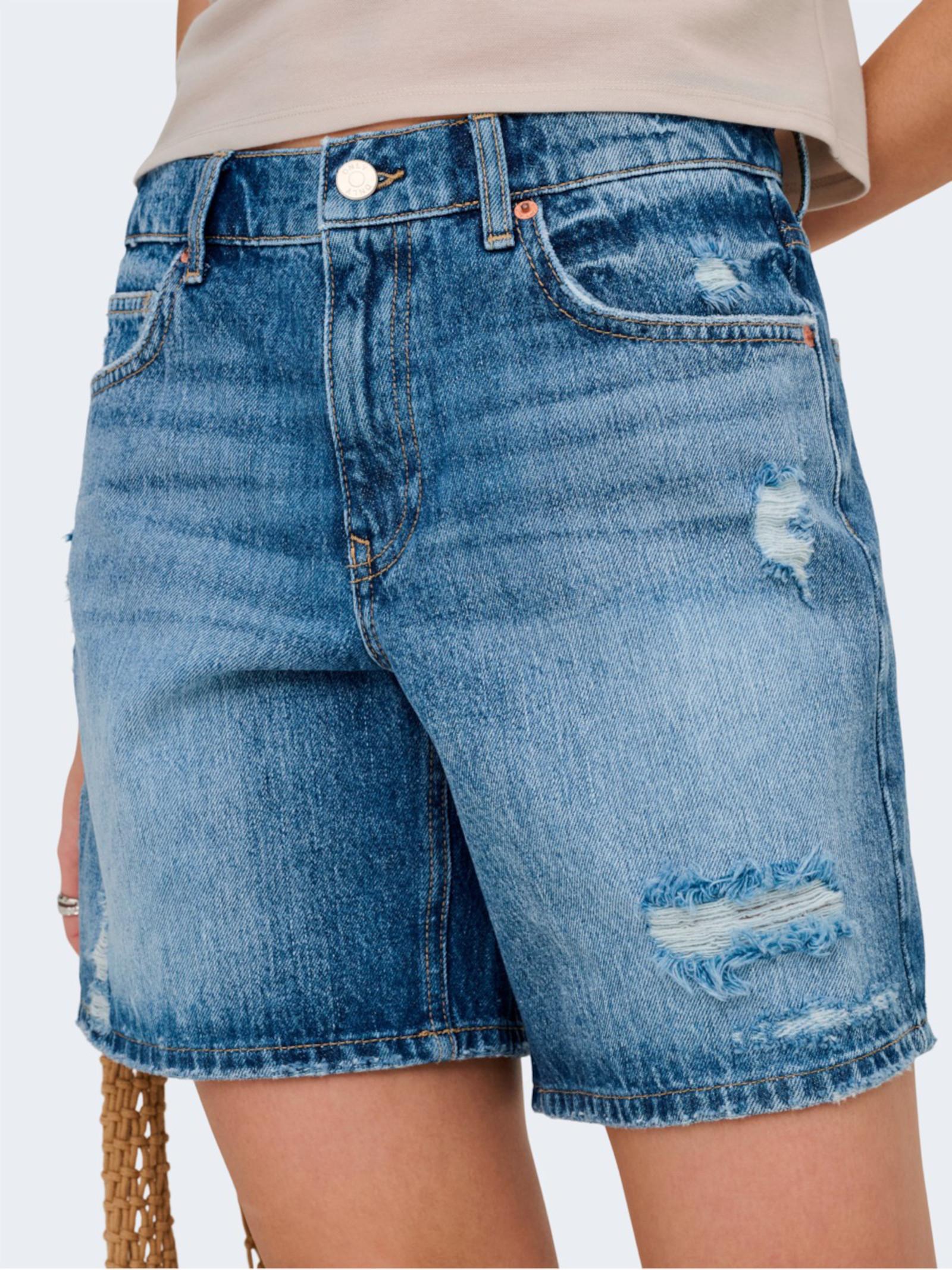 Shorts Only Medium Blue Milton strappi 15376164 /Medium Blue Denim ONLY 